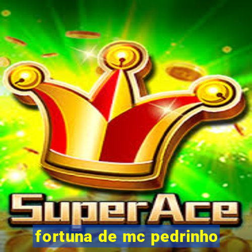 fortuna de mc pedrinho