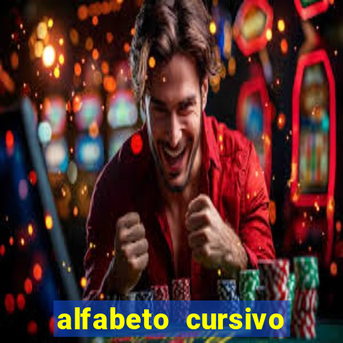 alfabeto cursivo para treinar caligrafia