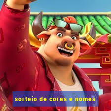 sorteio de cores e nomes