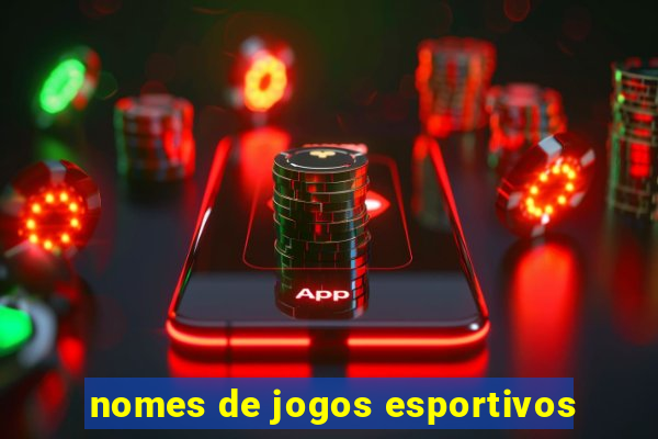 nomes de jogos esportivos